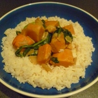 Sweet Potato and Spinach Curry